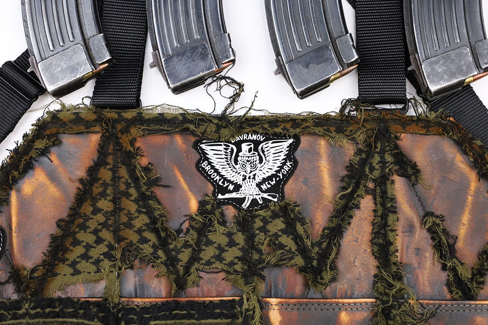 4 Cell Leather AK Chestrig "Shemagh"