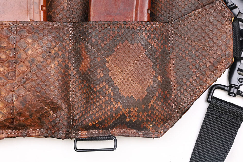 3 Cell AK Chestrig "Distressed Snakeskin"
