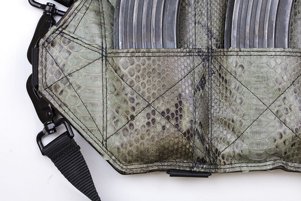 Leather AK Chestrig "Green Python" 2c | 3c | 4c