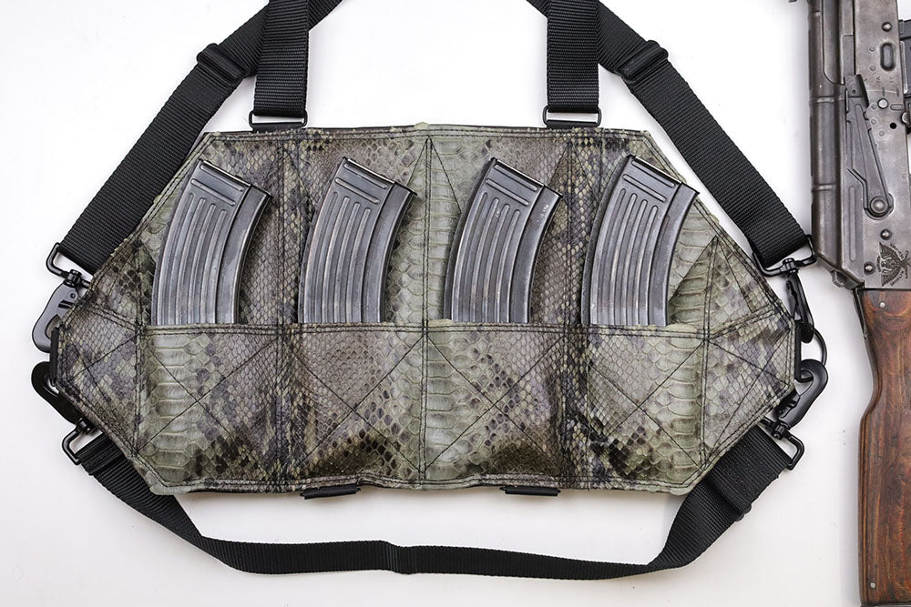 Leather AK Chestrig "Green Python" 2c | 3c | 4c